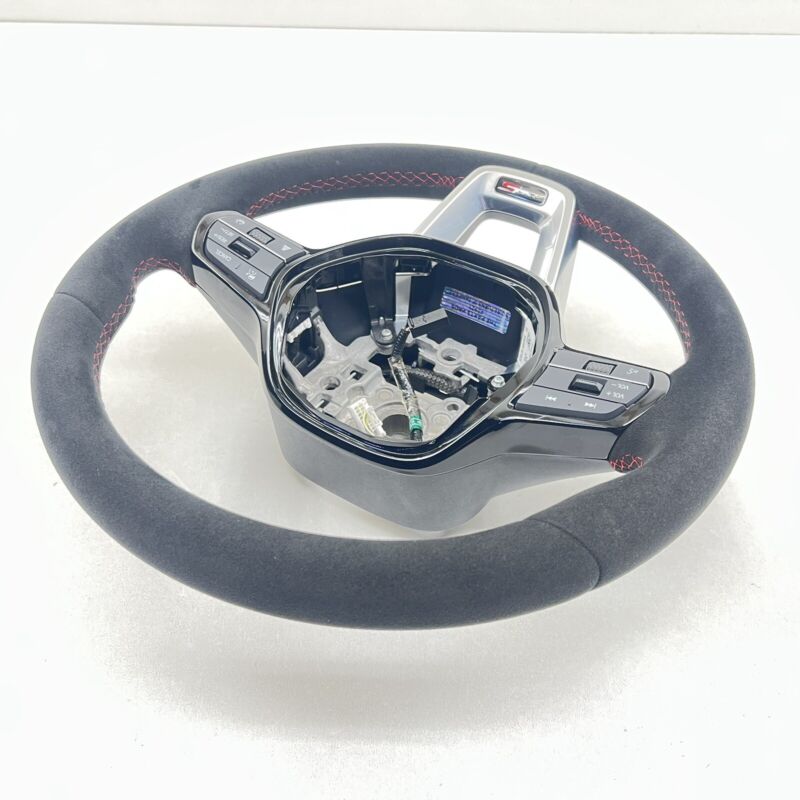 77901-T20-H020A / 77901 T20 H020A / 77901T20H020A 24-25 ACURA INTEGRA TYPE S STEERING WHEEL BLACK WITH RED STITCHING SUE