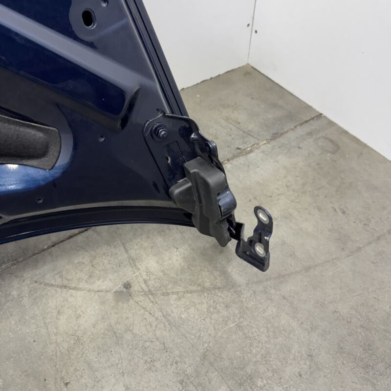 10-16 PORSCHE PANAMERA 970 HOOD PANEL COMPLETE W/ HINGES DARK BLUE METALLIC OEM