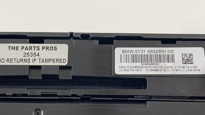6411 9363546 / 6411 9363546 15-21 BMW M2 M3 M4 AC DUAL ZONE CLIMATE CONTROL CD CHANGER PLAYER CONTROL OEM