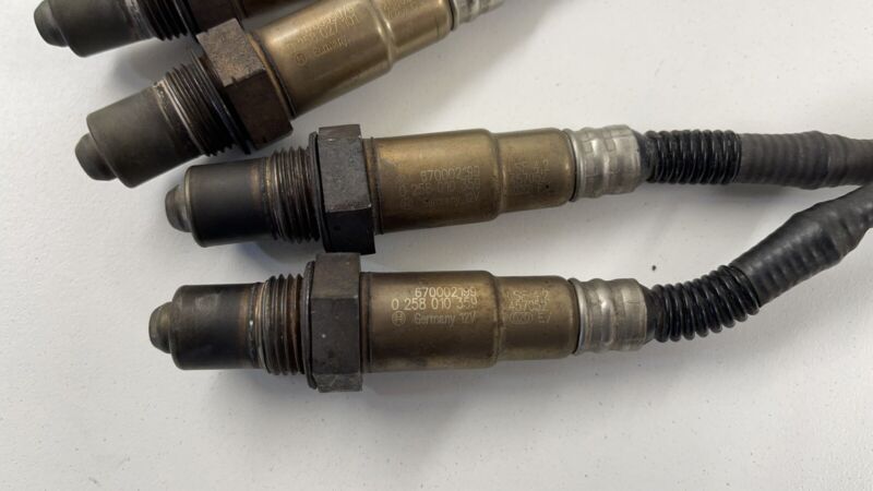 670009076 14-20 MASERATI GHIBLI AIR FUEL RATIO EXHAUST OXYGEN O2 SENSOR SET OF 4 OEM