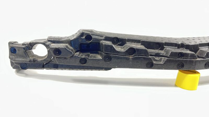 84433199 22-24 CADILLAC CT4 V BLACKWING FRONT REINFORCEMENT BAR IMPACT ABSORBER FOAM OEM