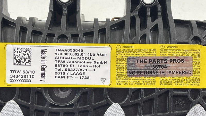 970.803.062.04 / 970 803 062 04 / 97080306204 10-16 PORSCHE PANAMERA RIGHT FRONT LOWER KNEE AIRBAG AIR BAG SRS 970803062