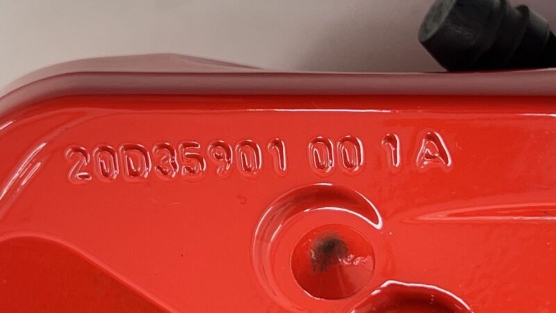 MR3V-2D243-BA / MR3V 2D243 BA / MR3V2D243BA 20-22 FORD MUSTANG GT500 DRIVER LEFT REAR CALIPER BRAKE BREMBO RED OEM