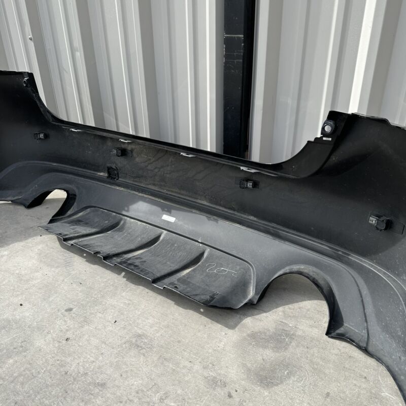85022 6HH-0 / 85022-6HH-0 / 85022 6HH0 18-22 INFINITI Q50 REAR BUMPER COVER COMPLETE WITH SENSORS BLACK OEM NOTE