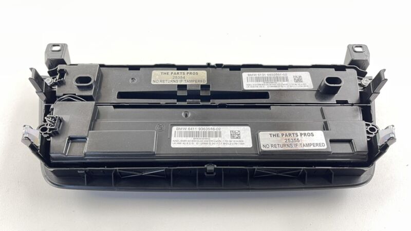 6411 9363546 / 6411 9363546 15-21 BMW M2 M3 M4 AC DUAL ZONE CLIMATE CONTROL CD CHANGER PLAYER CONTROL OEM