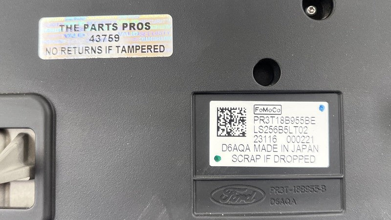 PR3T-18B955-BE / PR3T 18B955 BE / PR3T18B955BE 24-25 MUSTANG DARK HORSE SYNC 4 RADIO HEAD UNIT DISPLAY SCREEN MODULE SET