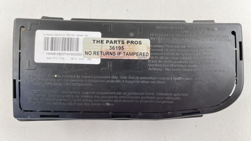 1668601602 / A1668601602 / A 166 860 16 02 1602 13-16 MERCEDES BENZ GL350 X166 PASSENGER RIGHT REAR SEAT AIRBAG AIR BAG