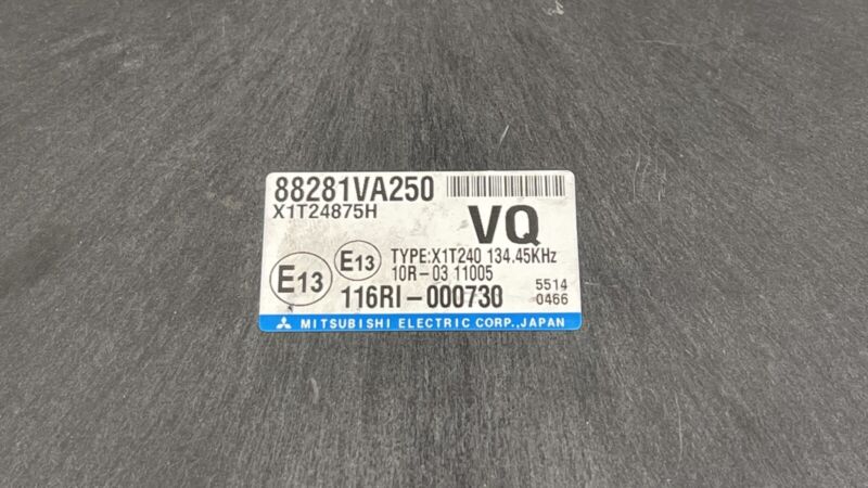 88281VA250 2016 SUBARU WRX OR STI MULTIFUNCTION INTEGRATED CONTROL MODULE 88281VA250 OEM