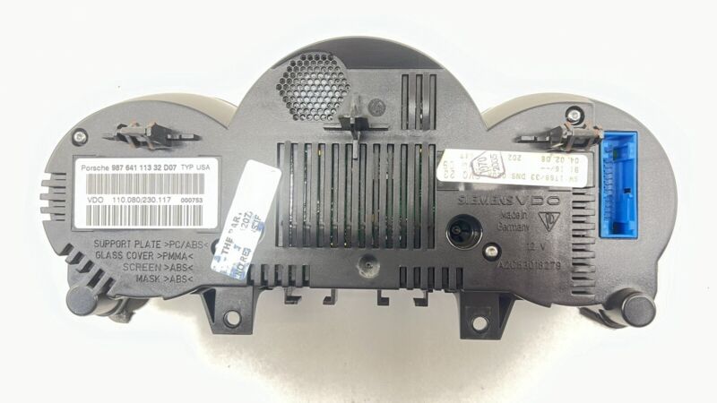 A2C53018279 05-08 PORSCHE BOXSTER CAYMAN 987 MANUAL SPEEDOMETER INSTRUMENT CLUSTER GAUGE OEM