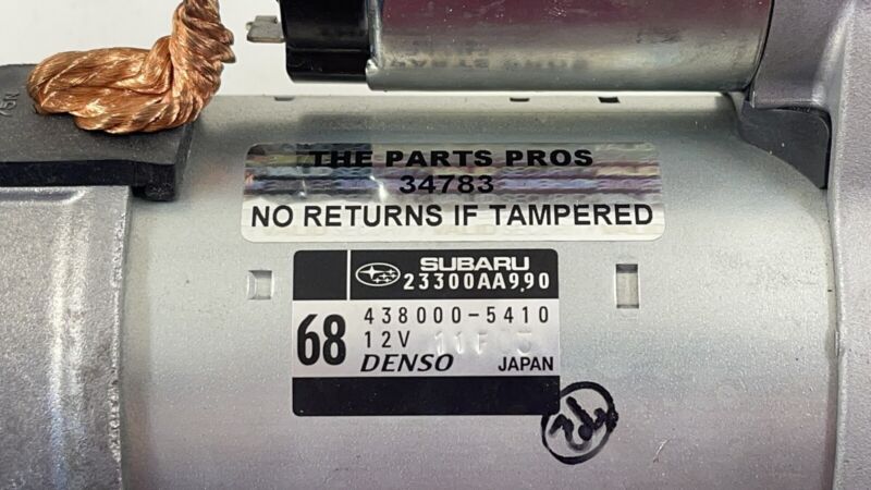 23300AA990 22-23 TOYOTA GR86 AUTOMATIC TRANSMISSION ENGINE CRANK STARTER 23300AA990 OEM