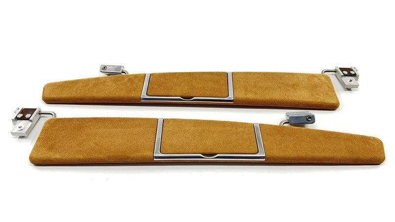07-17 ASTON MARTIN VANTAGE LEFT & RIGHT FRONT SUNVISOR SUN VISOR SHADE PAIR OEM