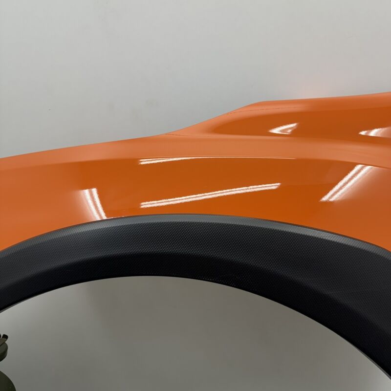 Does not apply 18-23 SUBARU CROSSTREK DRIVER LEFT FRONT FENDER PANEL WITH FLARE ORANGE OEM