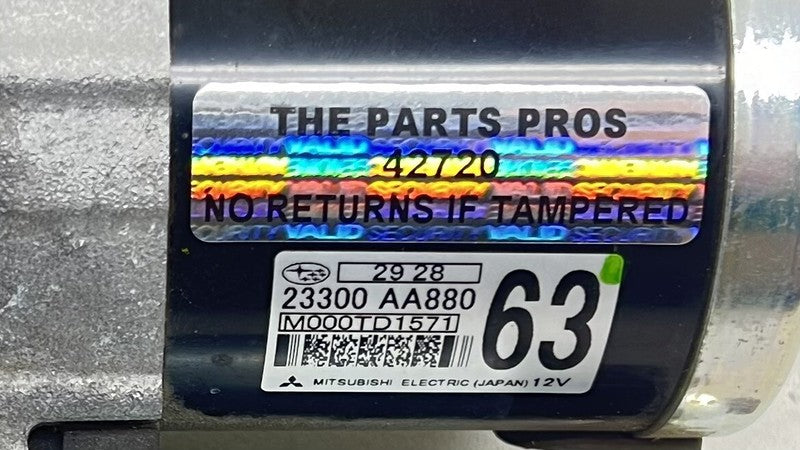 23300 AA880 / 23300AA880 22-25 SUBARU WRX MANUAL TRANSMISSION ENGINE CRANK STARTER 23300 AA880 OEM