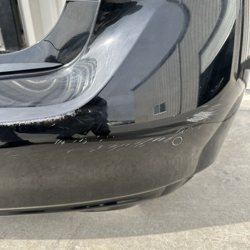 85022 6HH-0 / 85022-6HH-0 / 85022 6HH0 18-22 INFINITI Q50 REAR BUMPER COVER COMPLETE WITH SENSORS BLACK OEM NOTE