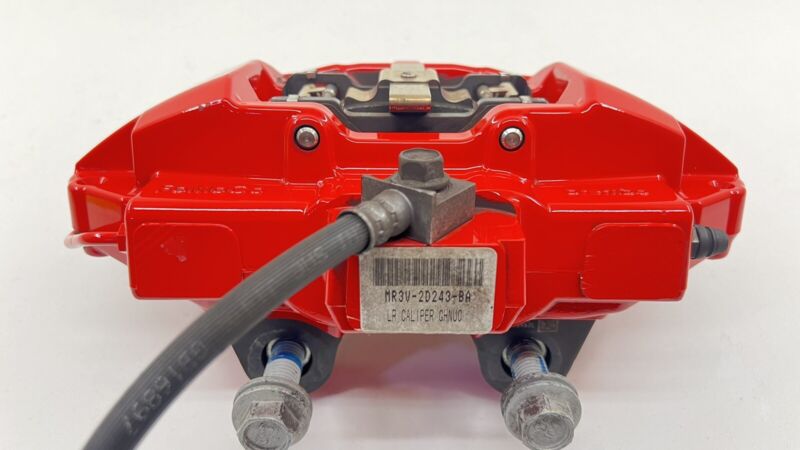 MR3V-2D243-BA / MR3V 2D243 BA / MR3V2D243BA 20-22 FORD MUSTANG GT500 DRIVER LEFT REAR CALIPER BRAKE BREMBO RED OEM