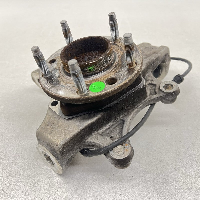 10237239 01-04 CORVETTE C5 Z06 LEFT FRONT SPINDLE KNUCKLE HUB WITH CONTROL ARM SET OEM