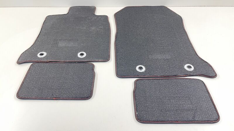22-23 SUBARU BRZ LEFT RIGHT FRONT REAR CARPET FLOOR MAT BLACK SET OEM