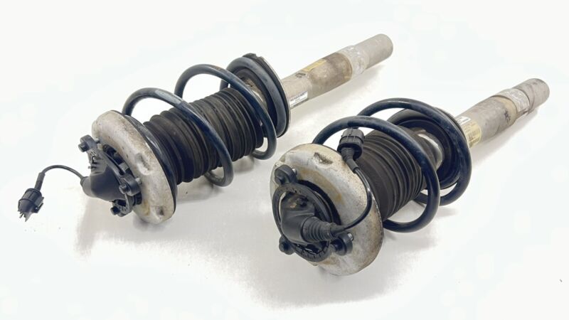 2283066 06-10 BMW M6 E63 E64 FRONT EDC SHOCK STRUT SPRING ABSORBER PAIR 40K MILES OEM
