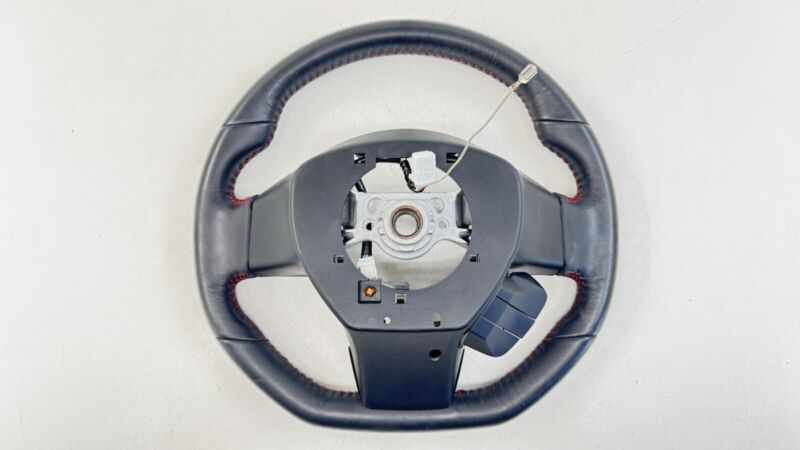 18-21 SUBARU WRX DRIVER STEERING WHEEL LEATHER BLACK OEM