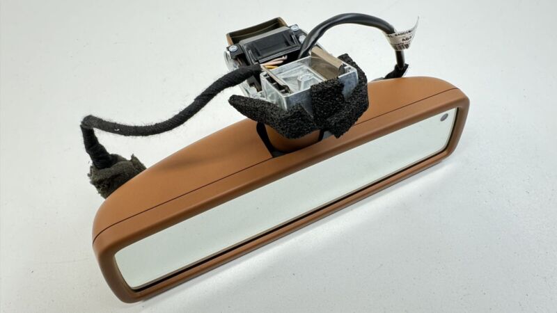 3W5 857 511 D 9AL / 3W5857511D9AL 13-18 BENTLEY FLYING SPUR INTERIOR REAR VIEW MIRROR 3W5857511D SADDLE OEM
