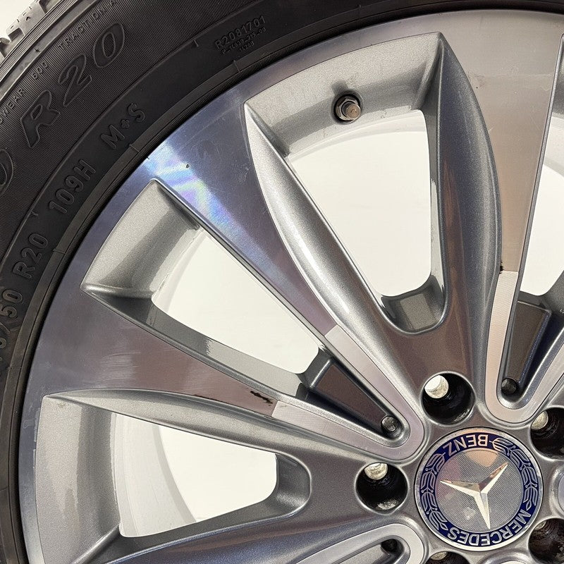 1664012802 / A1664012802 / A 166 401 28 02 2802 13-16 MERCEDES GL350 X166 WHEEL RIM W/ TIRE 20x8.5 +62 OFFSET 1664012802