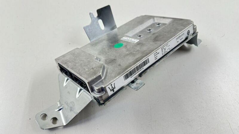 670107609 17-23 MASERATI GHIBLI HARMAN AMPLIFIER AMP AUDIO SOUND MODULE 670107609 OEM