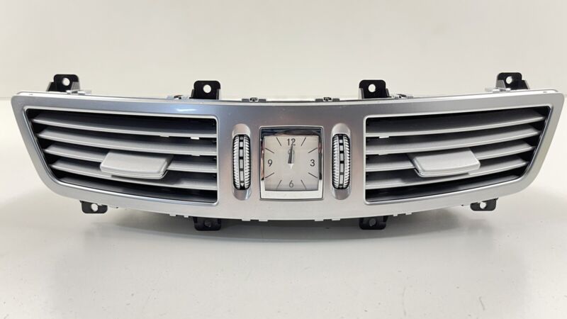 2218300954 / A2218300954 / A 221 830 09 54 0954 07-13 MERCEDES W221 S CLASS CENTER DASH AC AIR VENT GRILLE CLOCK 2218300