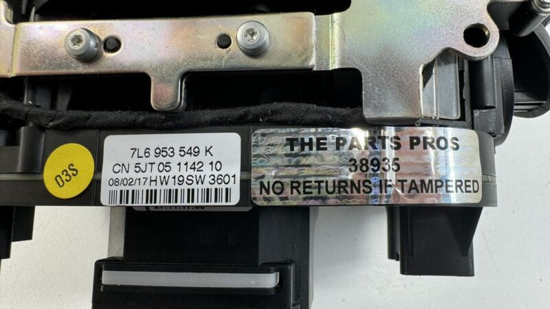 7L6 953 549 K / 7L6953549K 13-18 BENTLEY FLYING SPUR CLOCK SPRING COMBINATION SWITCH W/ PADDLE SHIFTER OEM