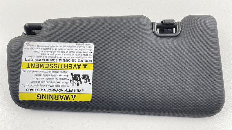 22-23 SUBARU WRX PASSENGER RIGHT FRONT SUNVISOR SUN VISOR SHADE BLACK OEM