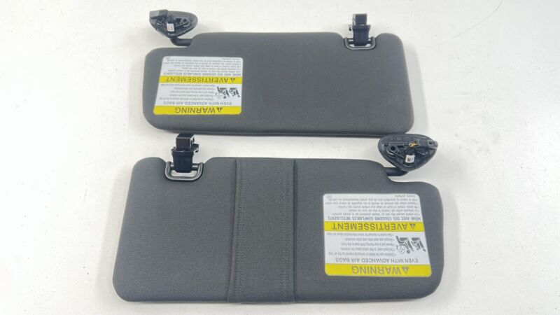 Does Not Apply 15-21 SUBARU WRX STI LEFT & RIGHT SUNVISOR SUN VISOR SHADE PAIR BLACK OEM
