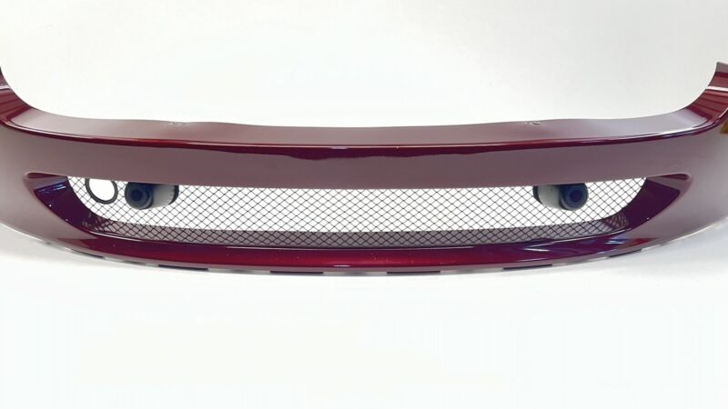 6G33-17D957 / 6G33 17D957 / 6G3317D957 07-10 ASTON MARTIN VANTAGE FRONT BUMPER COVER COMPLETE WITH GRILL MERLOT RED OEM