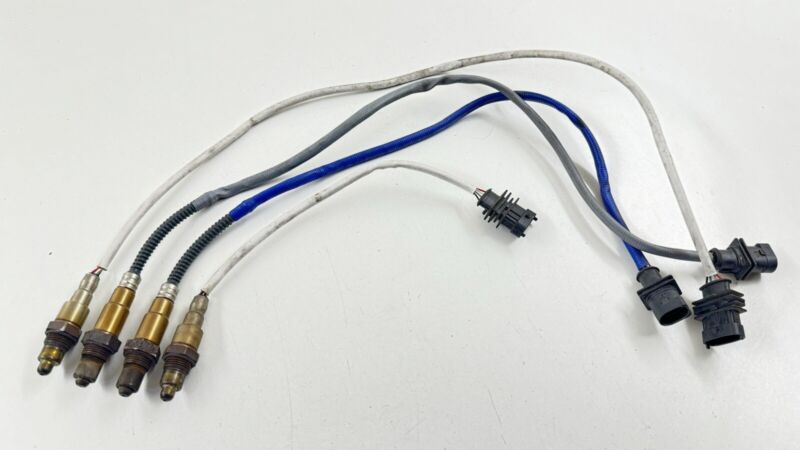 670009075 14-20 MASERATI GHIBLI AIR FUEL RATIO OXYGEN O2 SENSOR SET OF 4 OEM