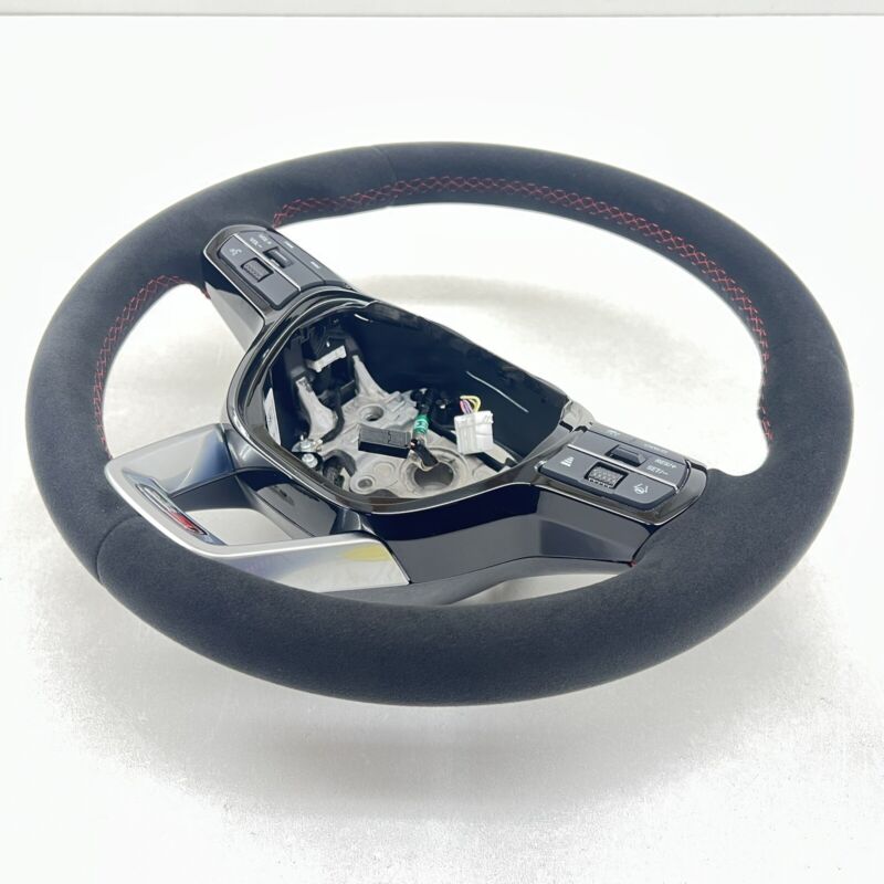 77901-T20-H020A / 77901 T20 H020A / 77901T20H020A 24-25 ACURA INTEGRA TYPE S STEERING WHEEL BLACK WITH RED STITCHING SUE