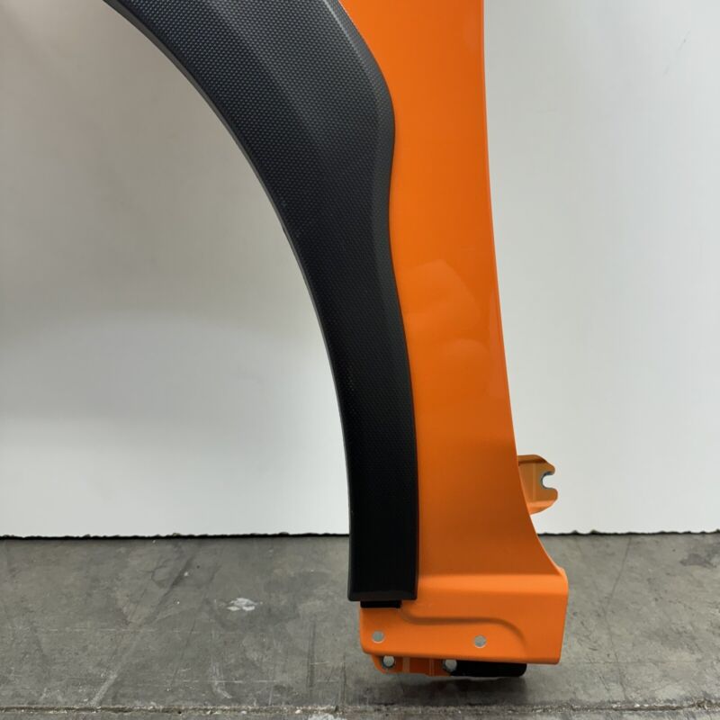 Does not apply 18-23 SUBARU CROSSTREK DRIVER LEFT FRONT FENDER PANEL WITH FLARE ORANGE OEM
