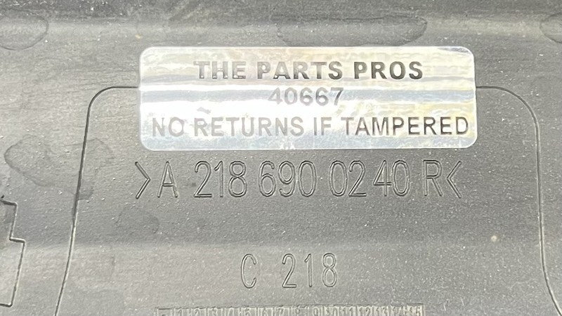 A 218 690 02 40 0240 / A2186900240 / 2186900240 12-14 MERCEDES-BENZ CLS550 RIGHT SIDE SKIRT ROCKER PANEL COVER TRIM BLAC