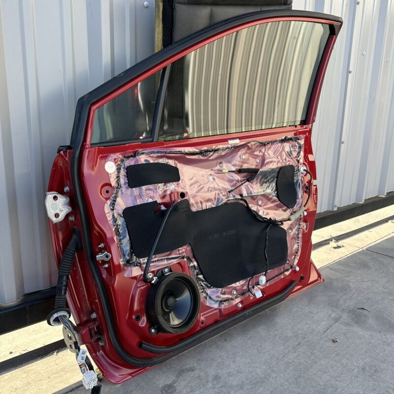 15-21 SUBARU WRX & STI PASSENGER RIGHT FRONT DOOR COMPLETE W/ GLASS RED OEM