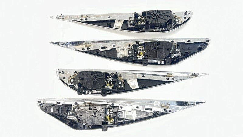 82924-4GA1A / 82924 4GA1A / 829244GA1A 14-22 INFINITI Q50 FRONT & REAR INTERIOR DOOR PANEL HANDLE BEZEL TRIM SET OEM