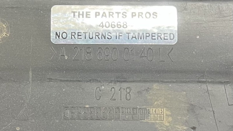 A 218 690 01 40 0140 / A2186900140 / 2186900140 12-14 MERCEDES-BENZ CLS550 LEFT SIDE SKIRT ROCKER PANEL COVER TRIM BLACK