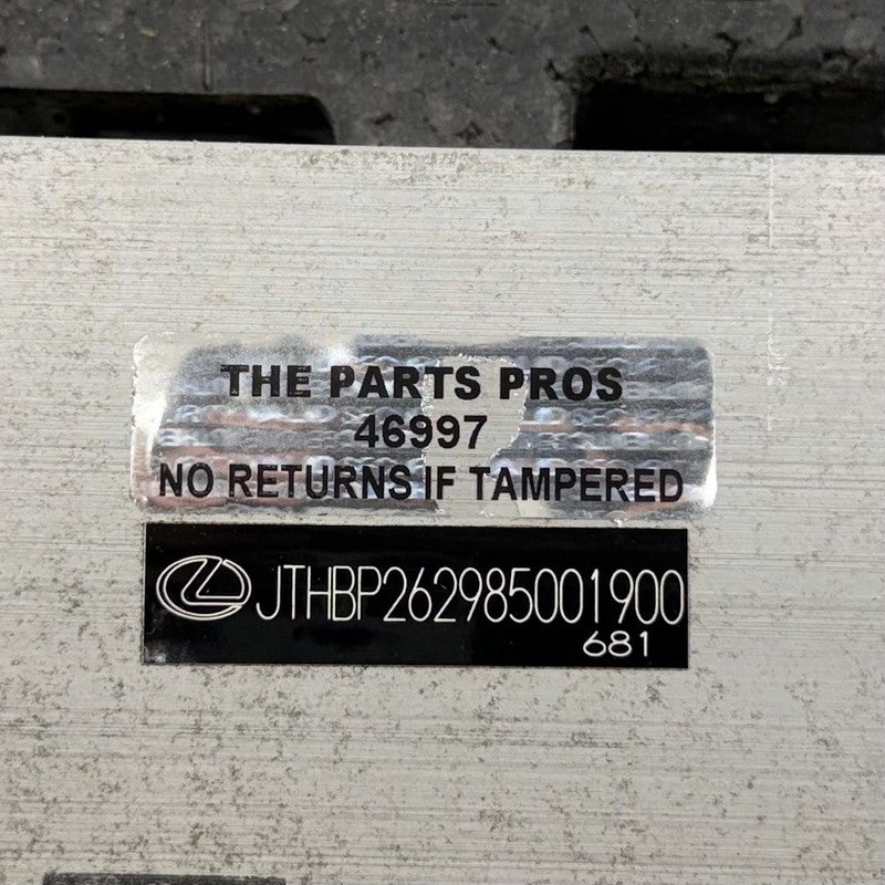 52188-53030 / 52188 53030 / 5218853030 08-14 Lexus IS F Rear Bumper Reinforcement Bar Impact Absorber W/ Foam OEM