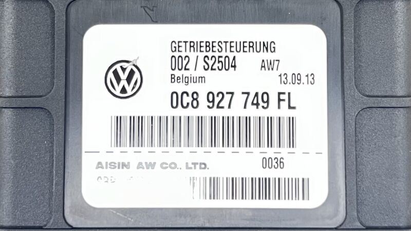 0C8.927.749.FL / 0C8 927 749 FL / 0C8927749FL 14-16 PORSCHE PANAMERA S E-HYBRID TRANSMISSION CONTROL MODULE 0C8 927 749