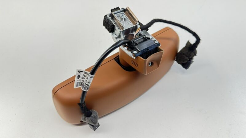 3W5 857 511 D 9AL / 3W5857511D9AL 13-18 BENTLEY FLYING SPUR INTERIOR REAR VIEW MIRROR 3W5857511D SADDLE OEM