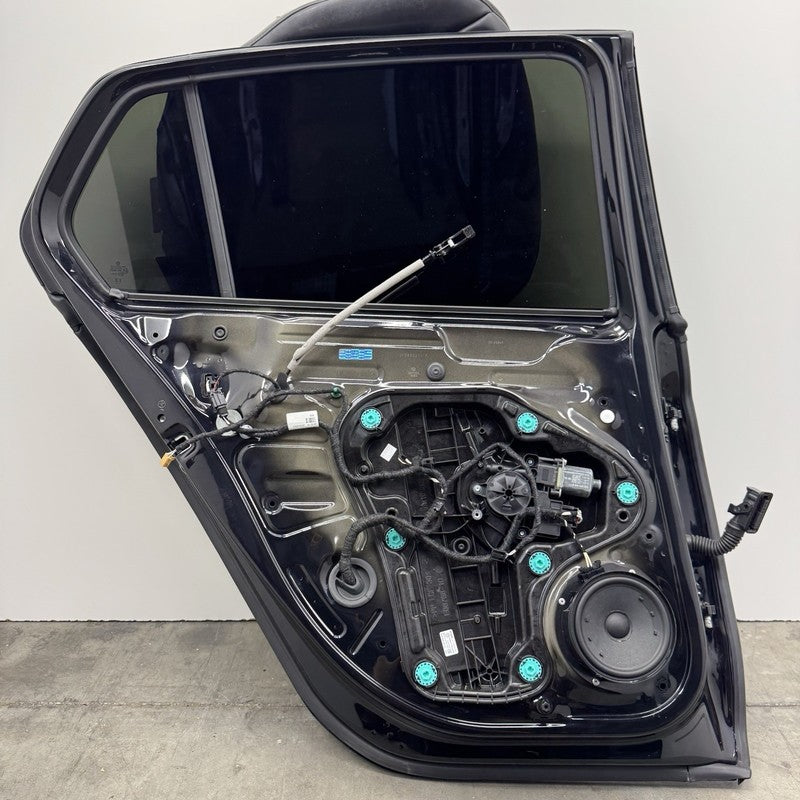 Does Not Apply 22-25 VOLKSWAGEN GOLF R MK8 DRIVER LEFT REAR DOOR SHELL COMPLETE BLACK OEM