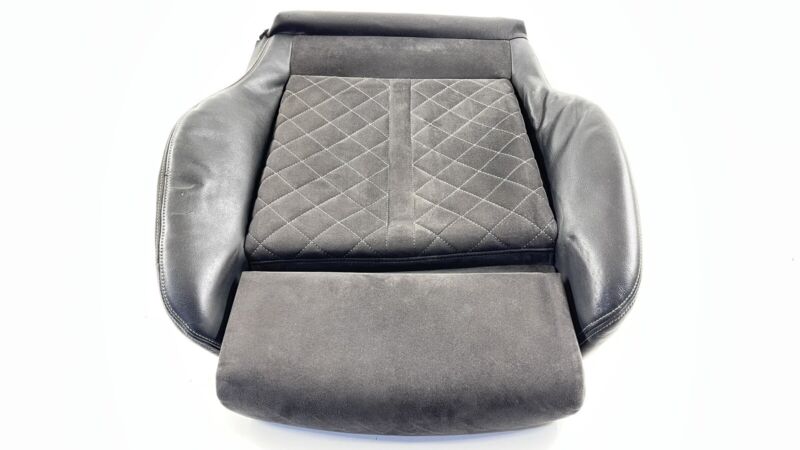 18-23 AUDI S4 DRIVER LEFT FRONT LOWER SEAT CUSHION COVER BLACK OEM