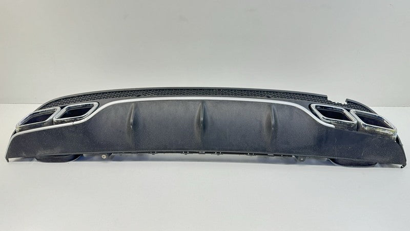 A2058856438 15-18 MERCEDES-BENZ C63S C63 AMG W205 REAR BUMPER DIFFUSER WITH EXHAUST TIPS OEM