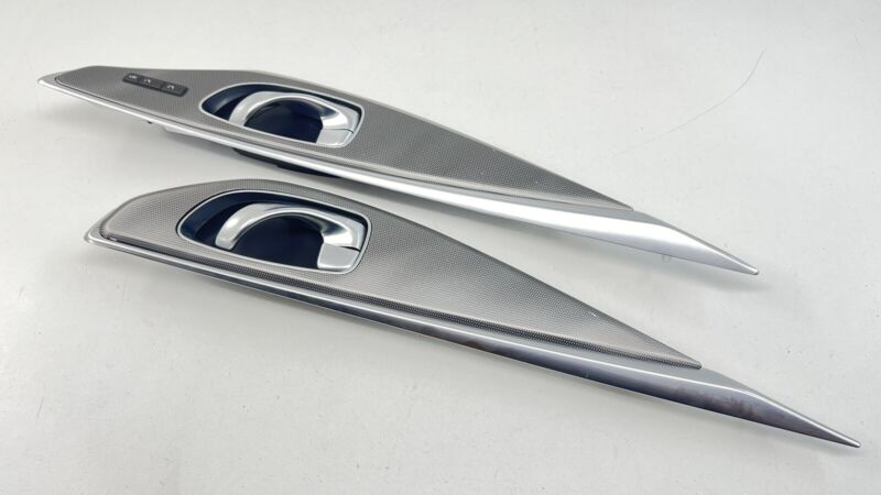 82924-4GA1A / 82924 4GA1A / 829244GA1A 14-22 INFINITI Q50 FRONT & REAR INTERIOR DOOR PANEL HANDLE BEZEL TRIM SET OEM