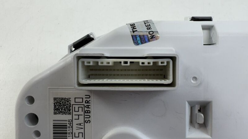 85015VA450 18-21 SUBARU WRX MANUAL SPEEDOMETER INSTRUMENT CLUSTER GAUGE 85015VA450 OEM