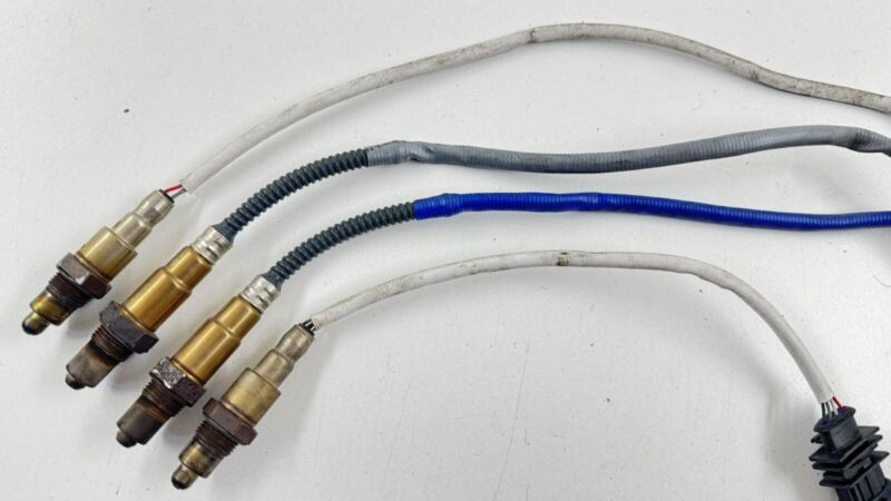 670009075 14-20 MASERATI GHIBLI AIR FUEL RATIO OXYGEN O2 SENSOR SET OF 4 OEM