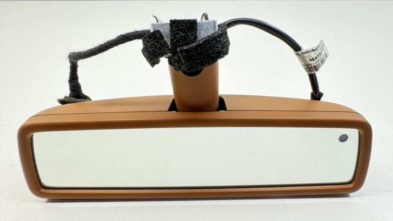 3W5 857 511 D 9AL / 3W5857511D9AL 13-18 BENTLEY FLYING SPUR INTERIOR REAR VIEW MIRROR 3W5857511D SADDLE OEM