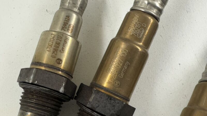 670009075 14-20 MASERATI GHIBLI AIR FUEL RATIO OXYGEN O2 SENSOR SET OF 4 OEM