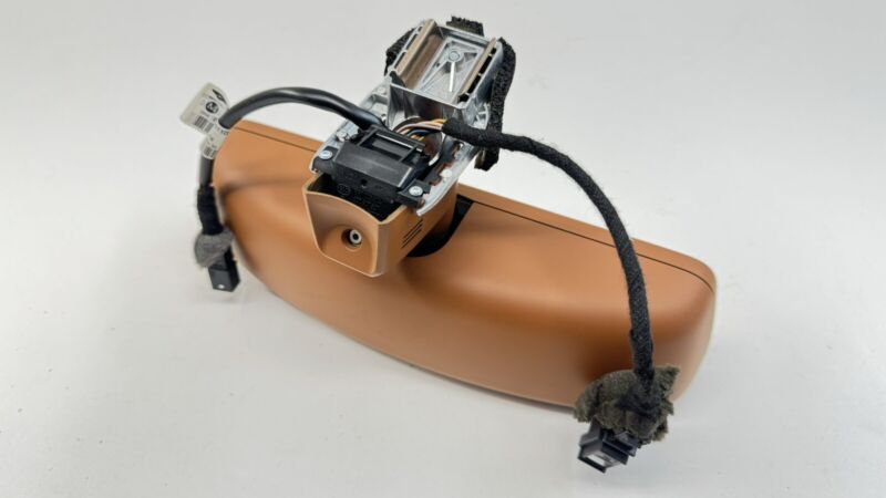 3W5 857 511 D 9AL / 3W5857511D9AL 13-18 BENTLEY FLYING SPUR INTERIOR REAR VIEW MIRROR 3W5857511D SADDLE OEM